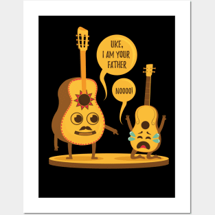 Uke I Am Your Father Ukulele Guitar Posters and Art